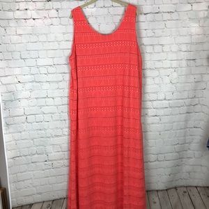 Blooming Rose Women Maxi Dress w/ Lace detail